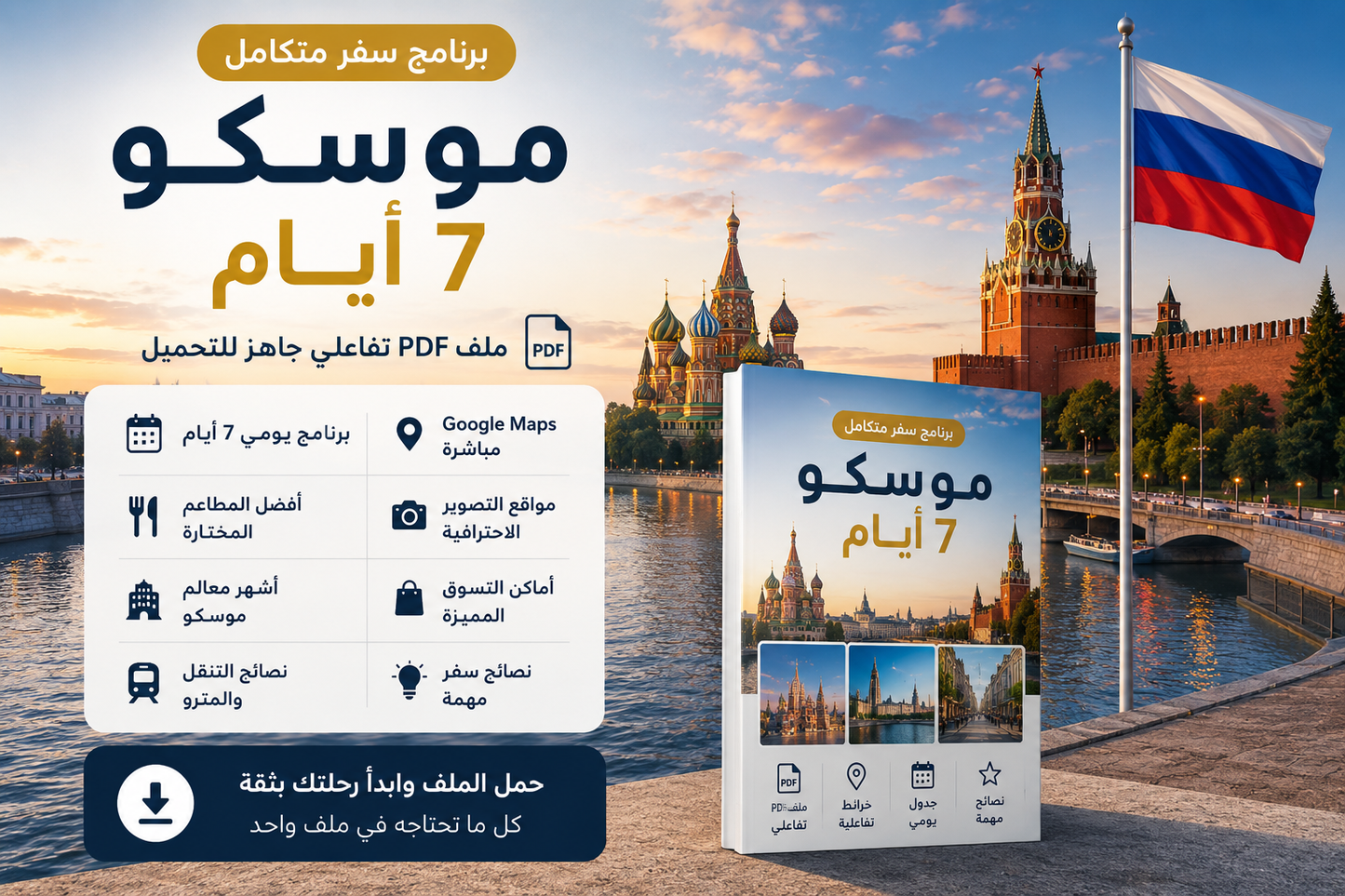 برنامج موسكو 7 أيام - ملف PDF تفاعلي